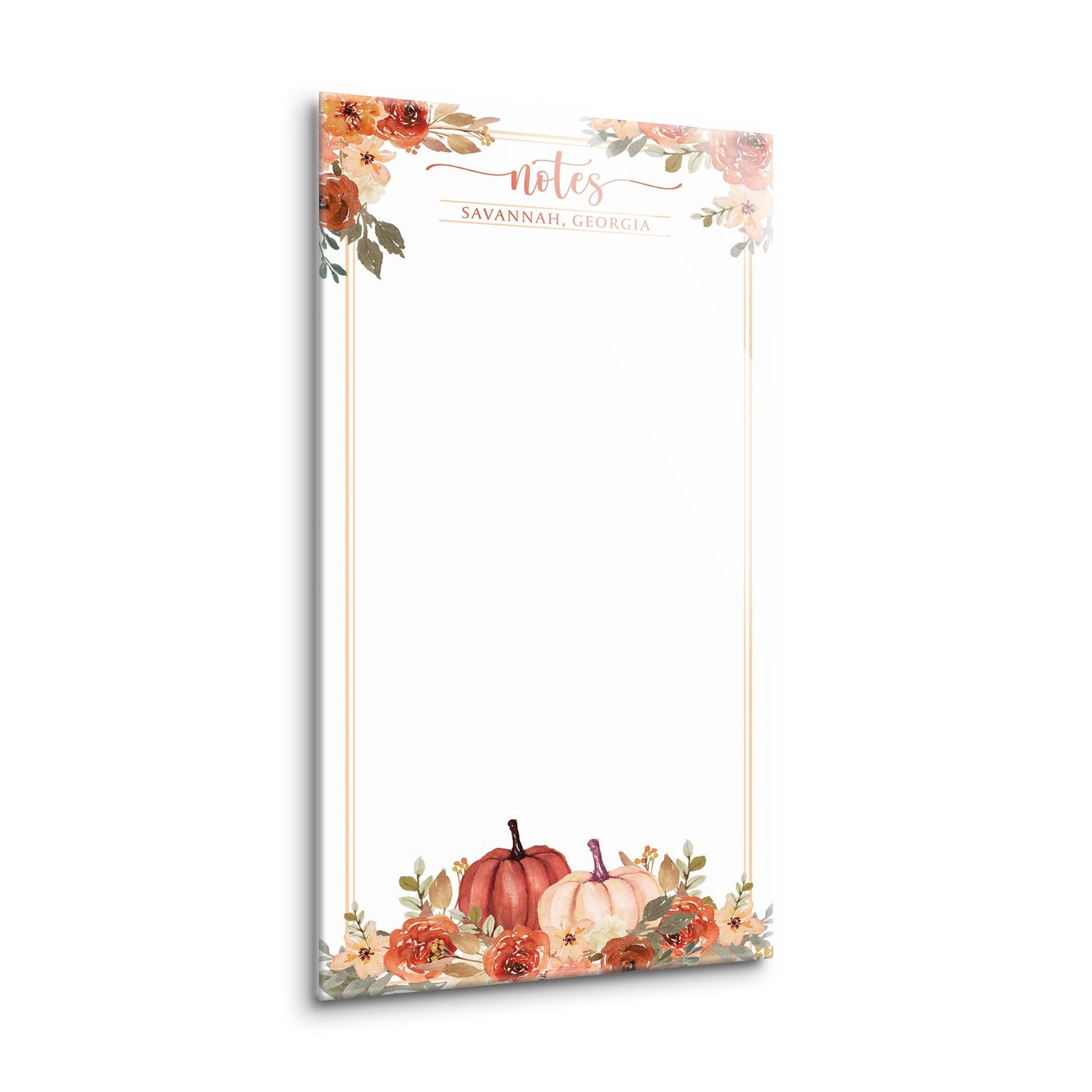 Love+Local 8x16 Dry Erase | Fall & Harvest Pumpkins