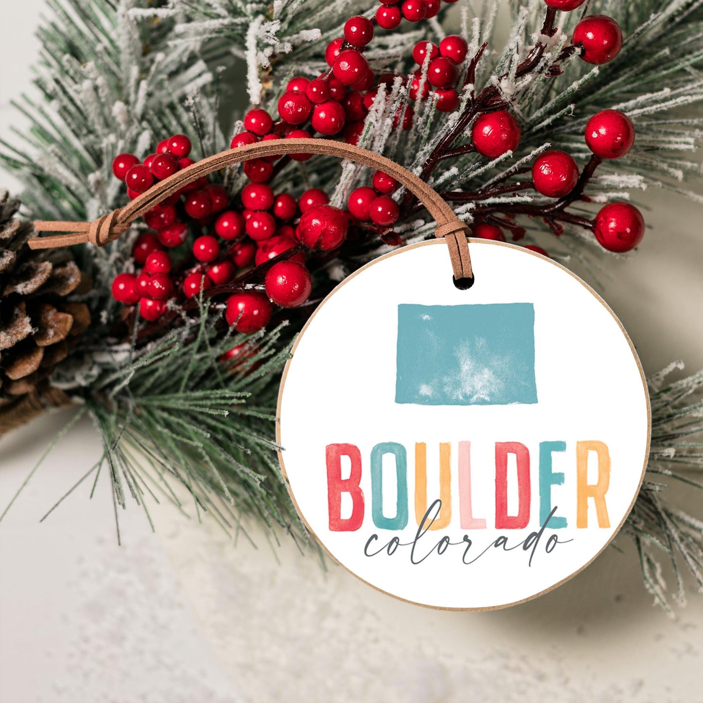 Watercolor City Boulder Colorado