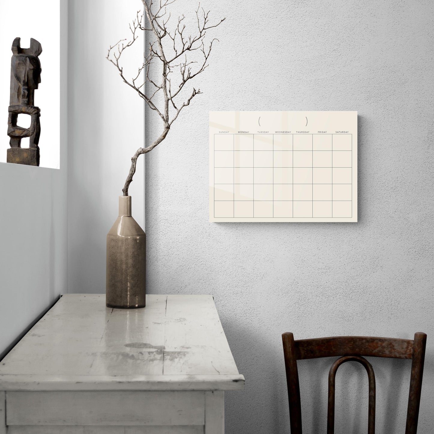 Monthly Calendar Cream