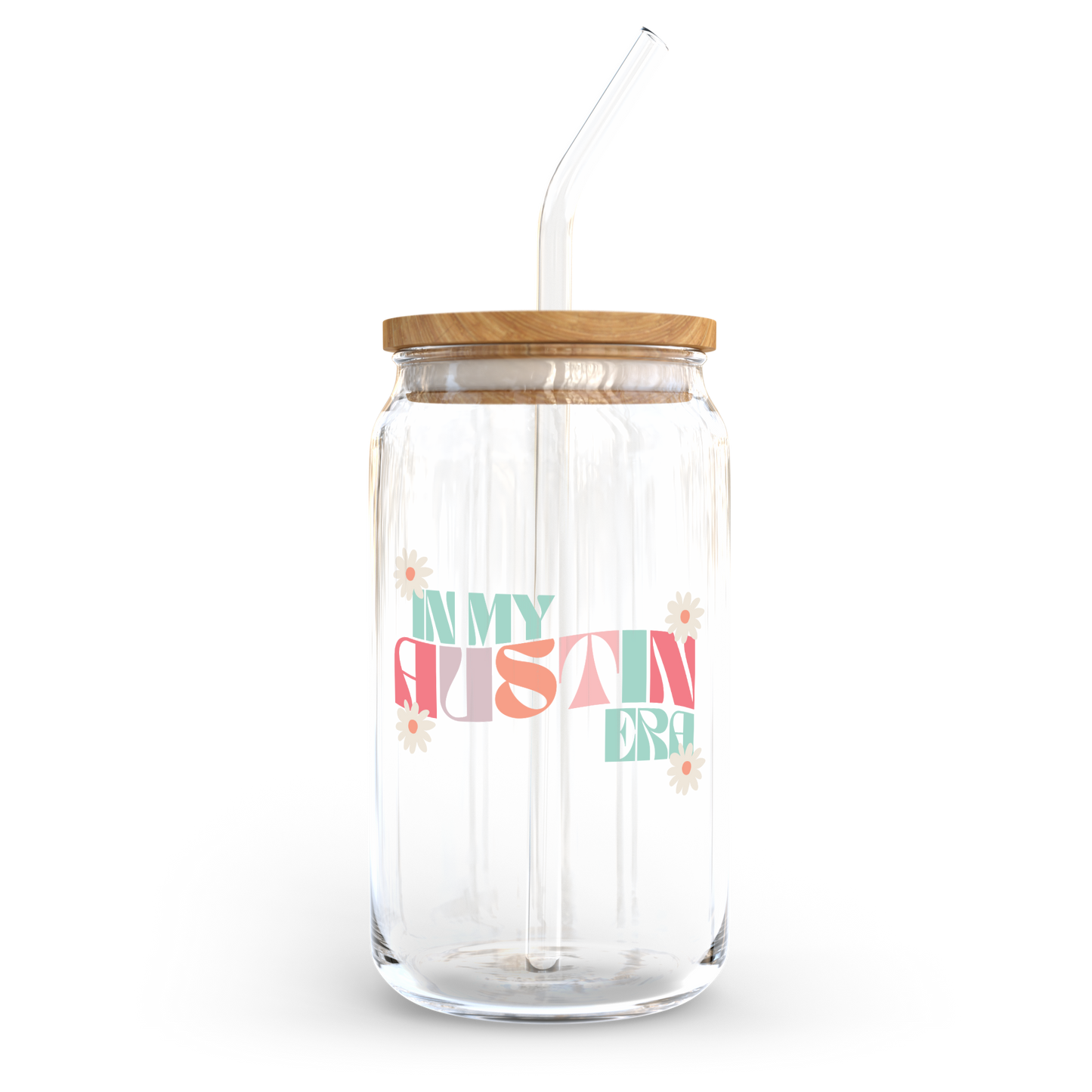 16oz. Glass Cup - Retro Wave Era Local