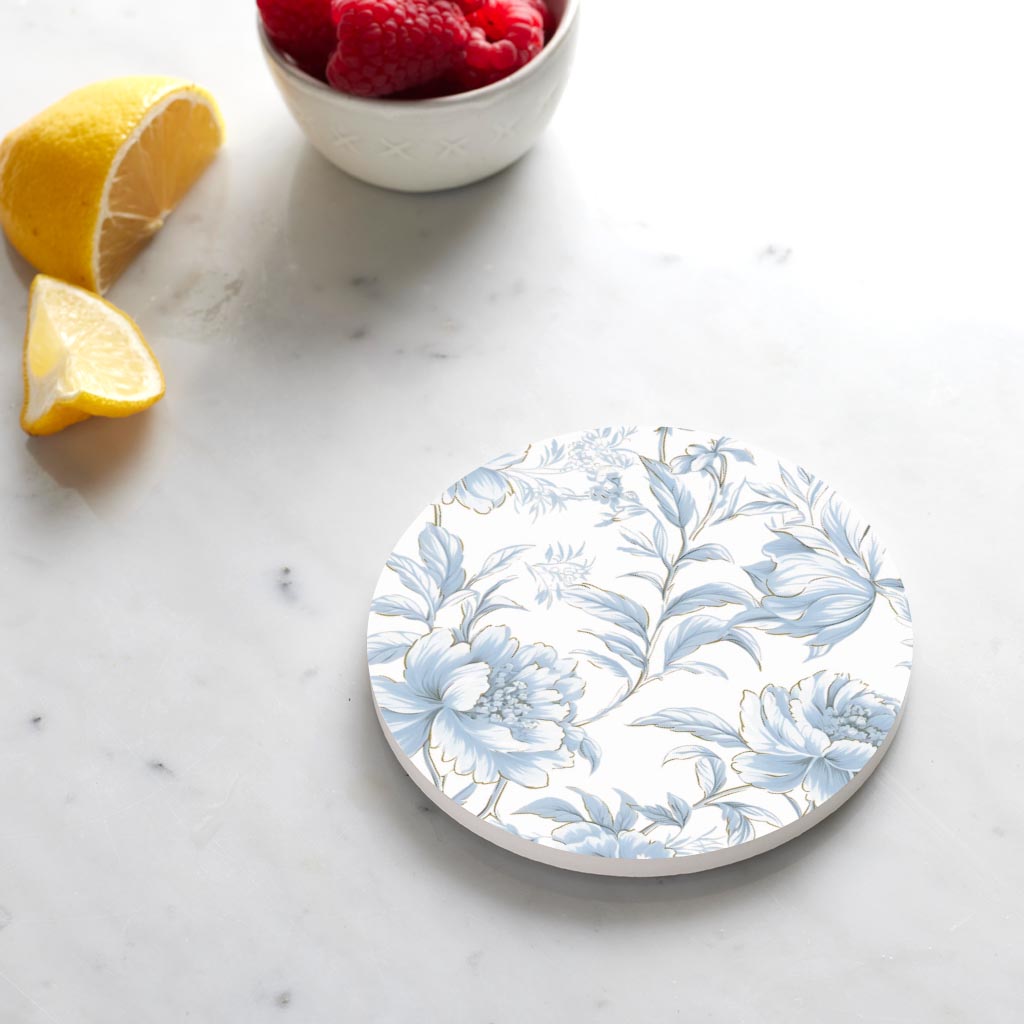 Chinoiserie Chic Wispy Floral Pattern