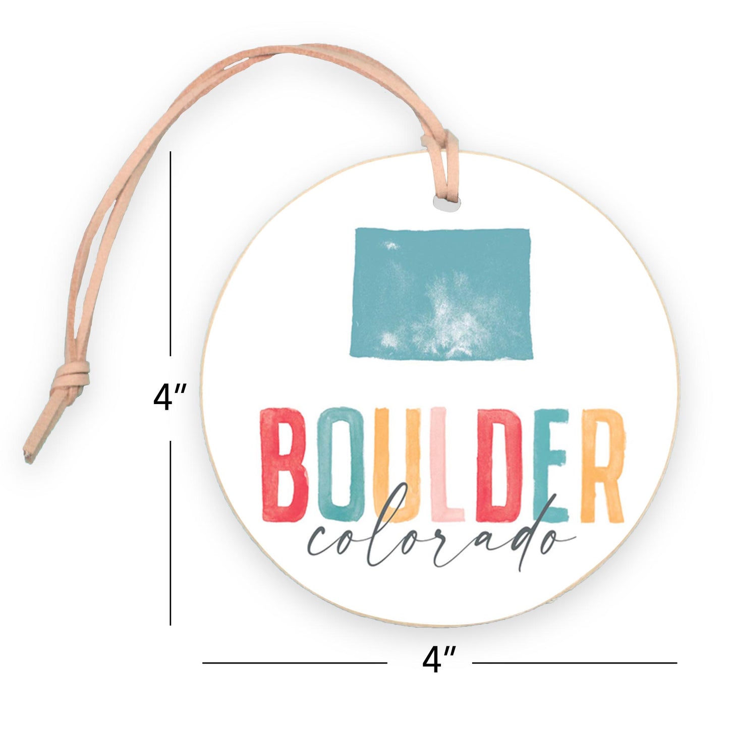 Watercolor City Boulder Colorado