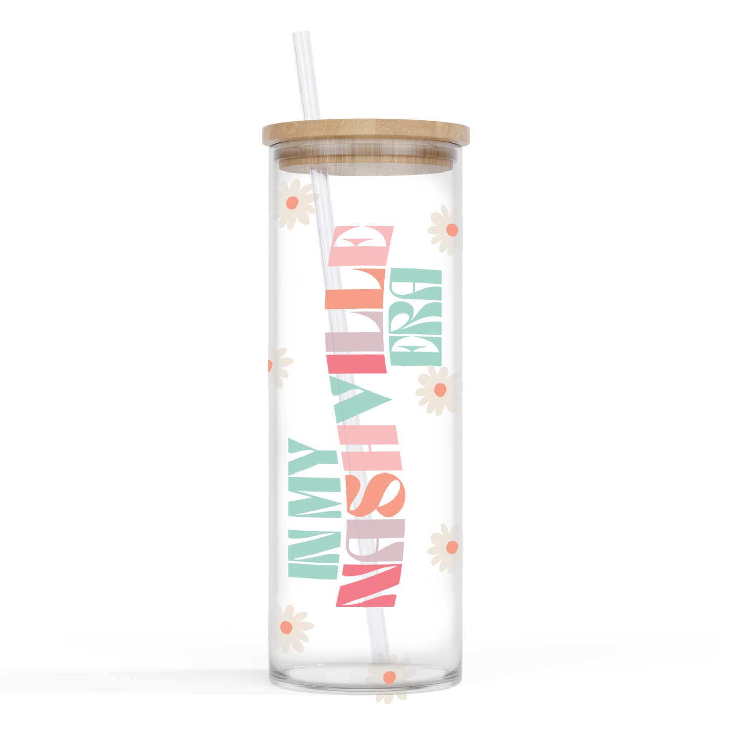 24oz. Glass Cup - Retro Wave Era Local