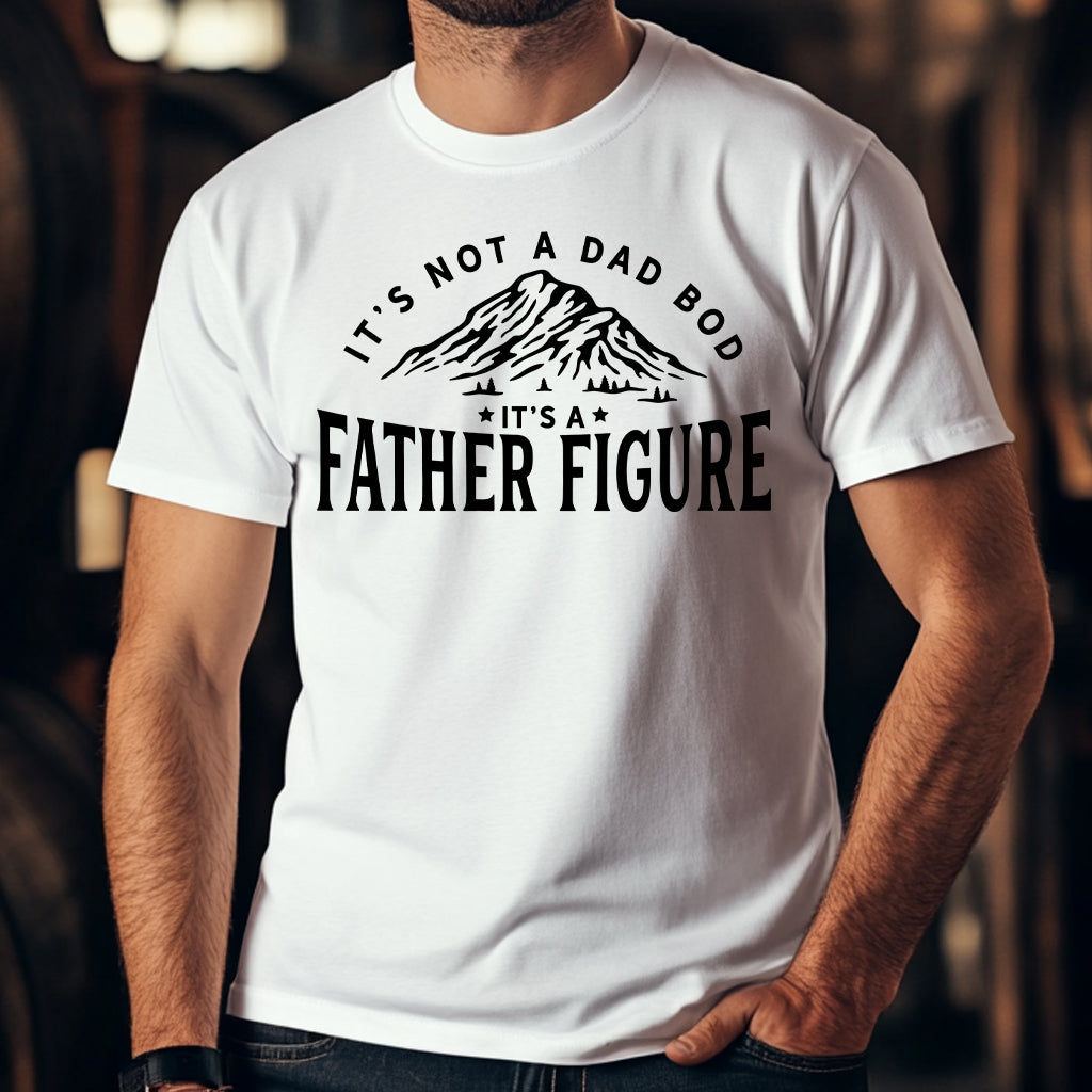 Bella Canvas T-Shirt White-It's Not A Dad Bod