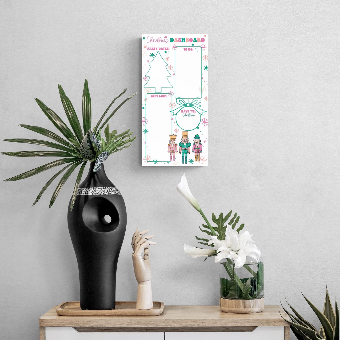 Confetti Nutcracker Christmas Dashboard | 8x16