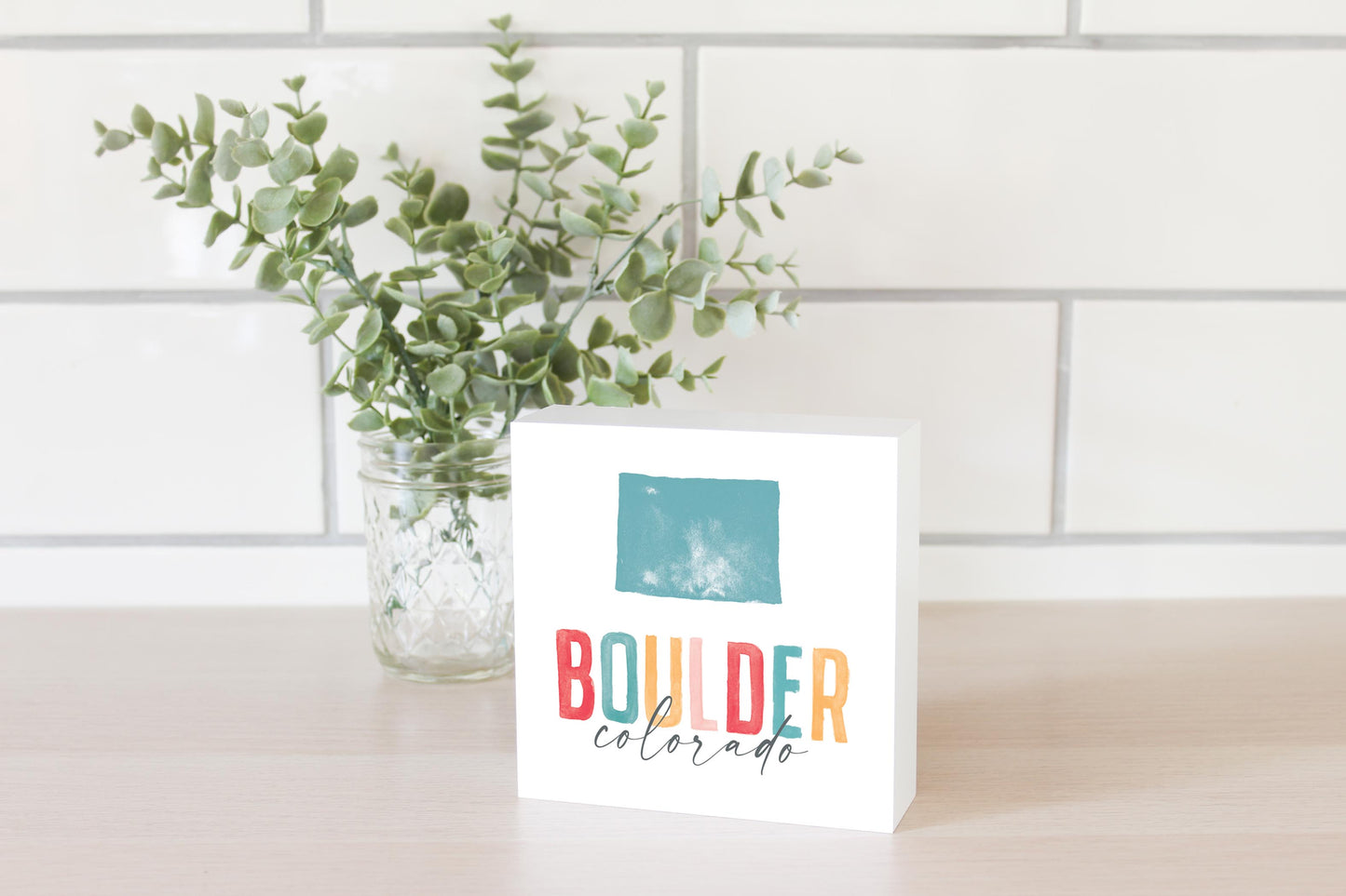 Watercolor City Boulder Colorado