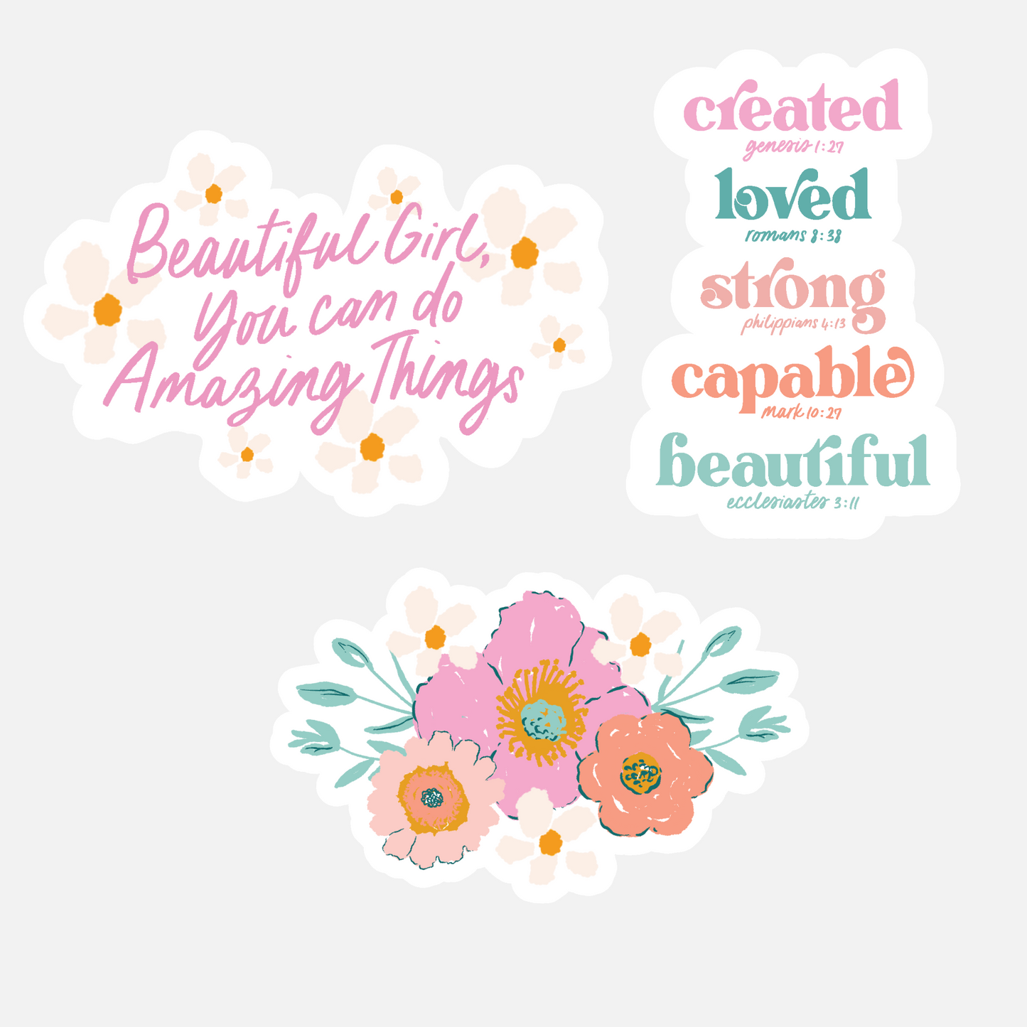 Kalia Floral Pre-Pack Stickers