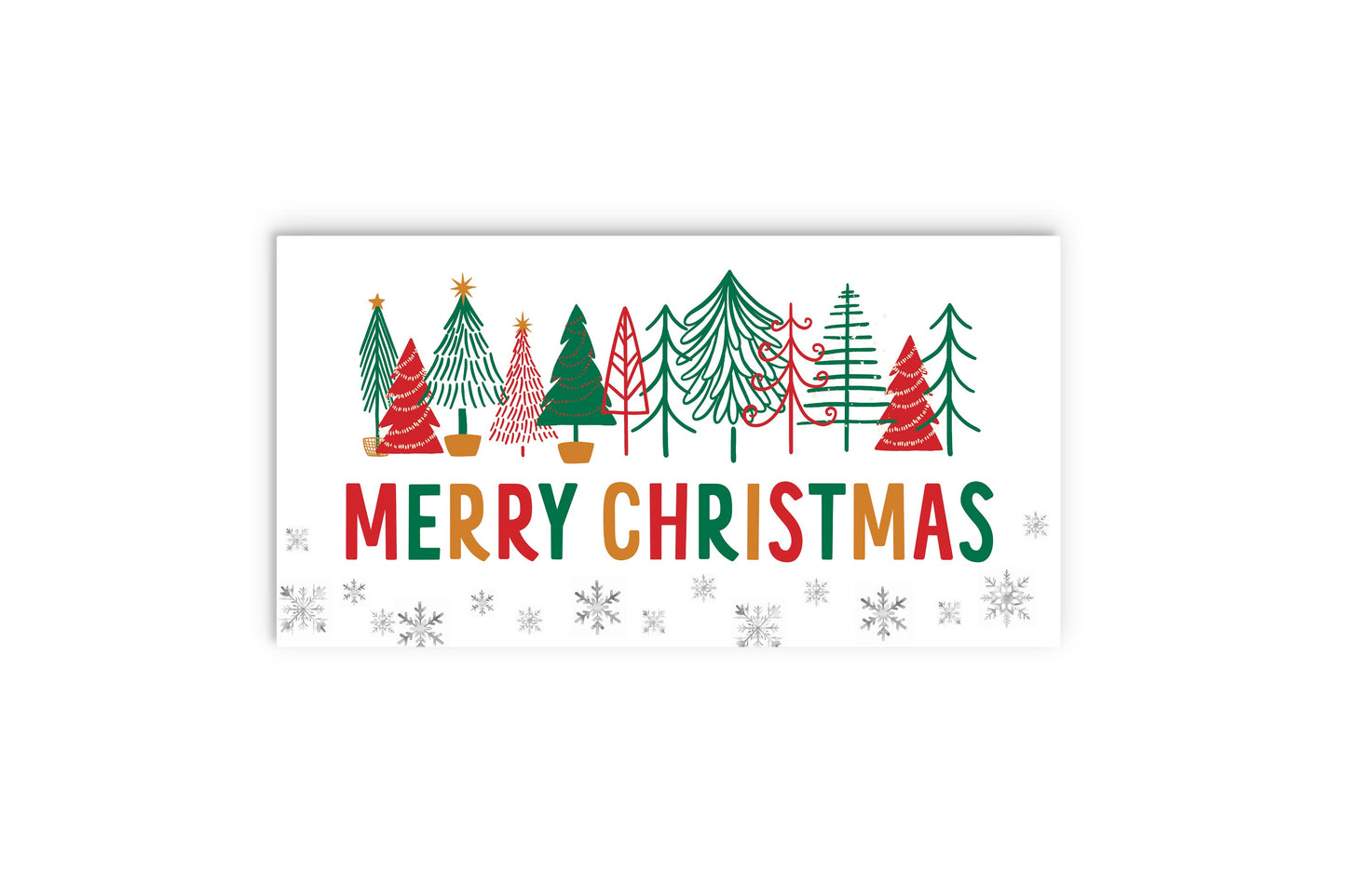 Fun Christmas Trees Merry Christmas