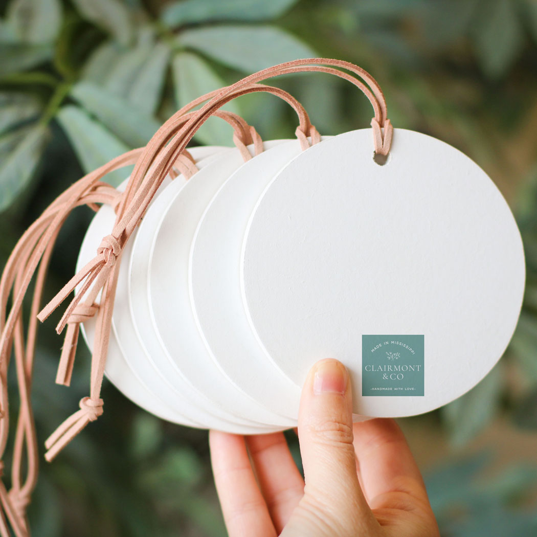 4in Wooden Ornament - Kneeling Nativity Let Us Adore Him