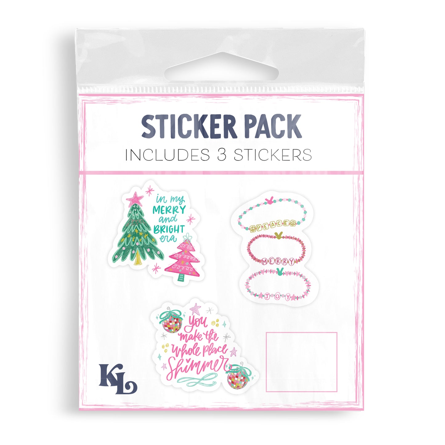 Vinyl Sticker 3-Pack Christmas (Taylor's Version)
