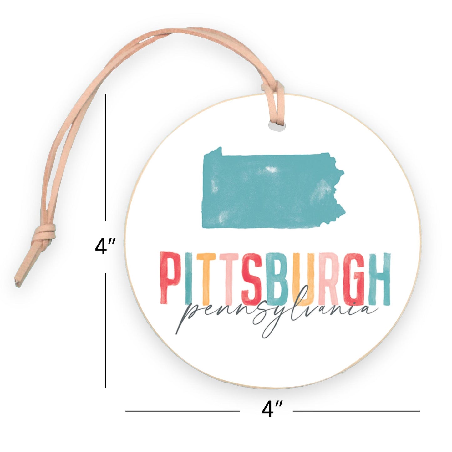 Watercolor City Pittsburgh Pennsylvania