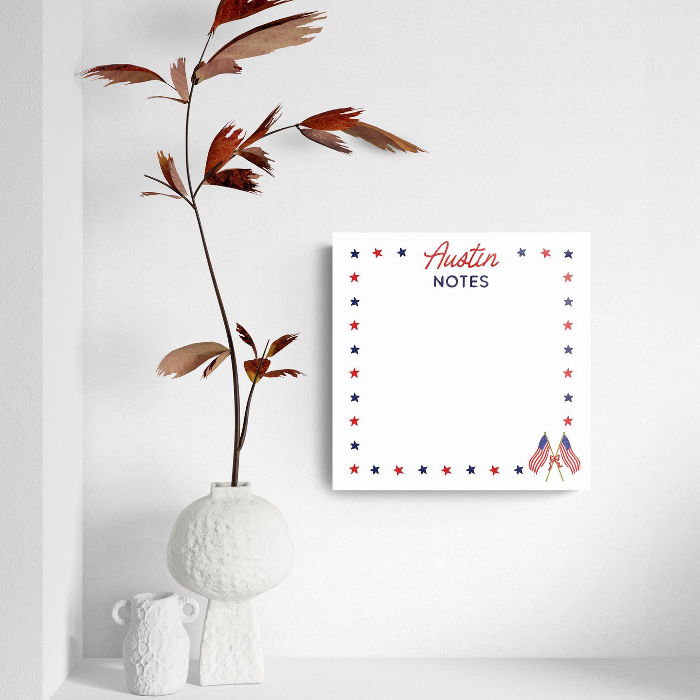 Love+Local 8x8 Dry Erase | American Summer Star