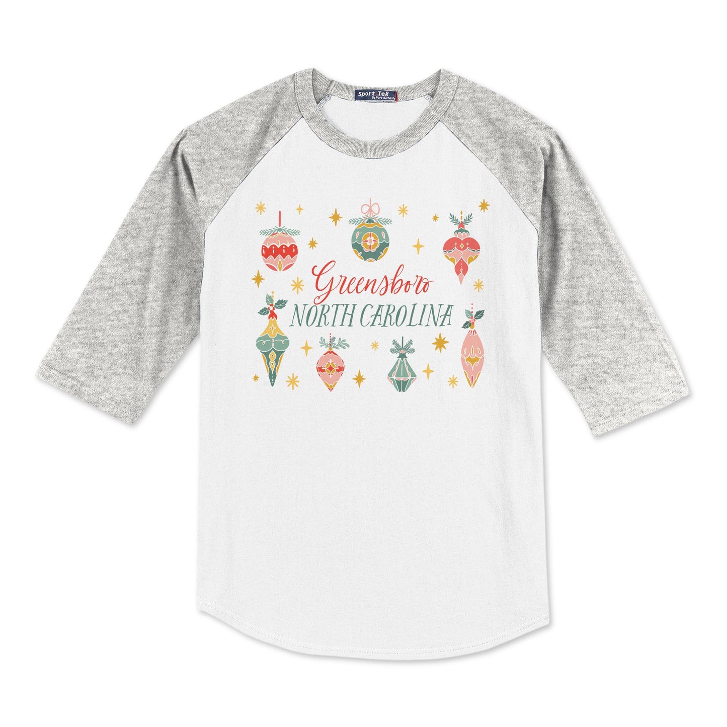 Youth Colorblock Raglan Pre Pack Ornament Gems