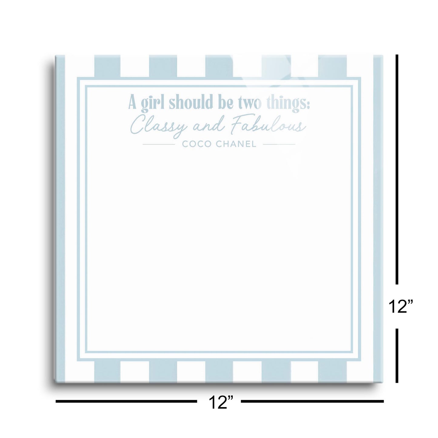 Chinoiserie Chic Classy & Fabulous Stripe Notes