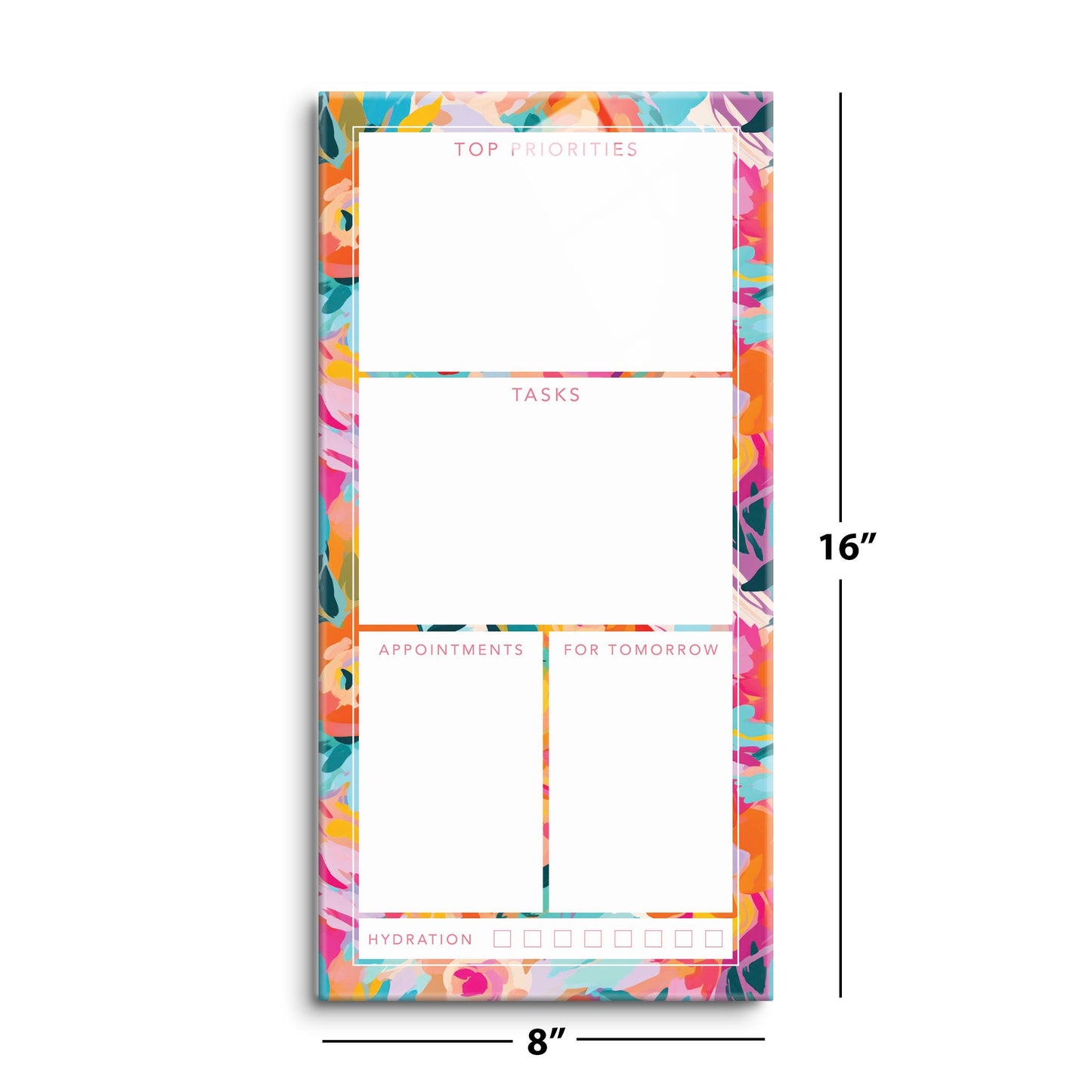 Abstract Florals Top Priorities & Tasks