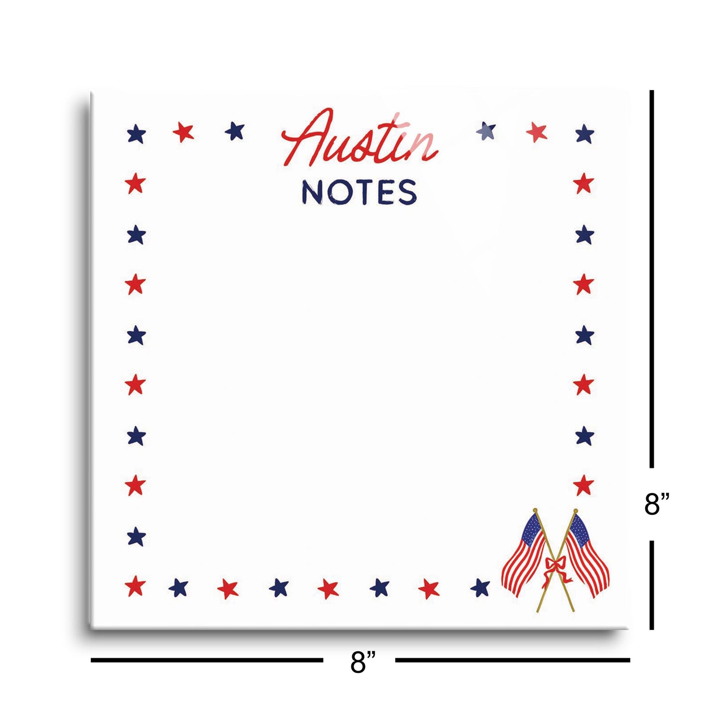 Love+Local 8x8 Dry Erase | American Summer Star