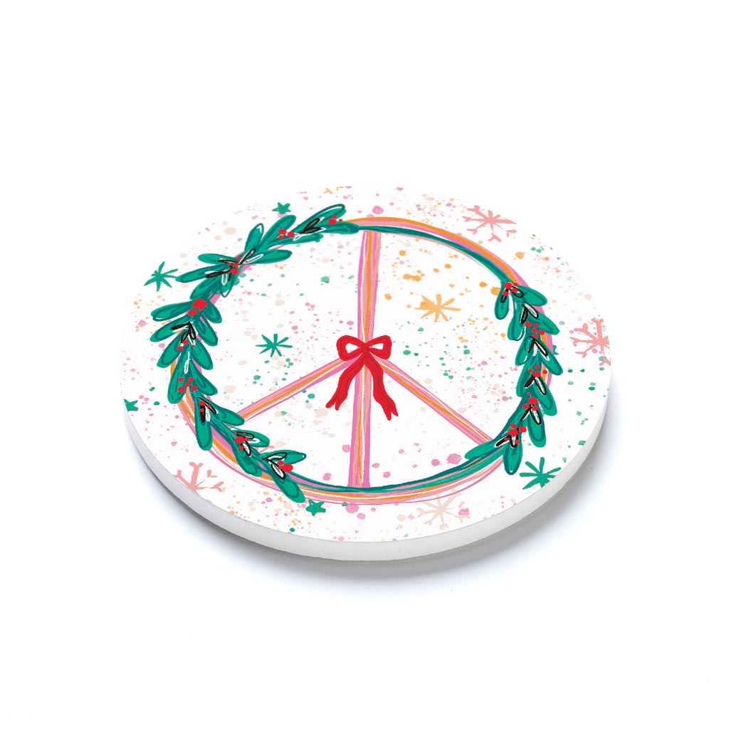 Confetti Nutcrackers Peace Wreath