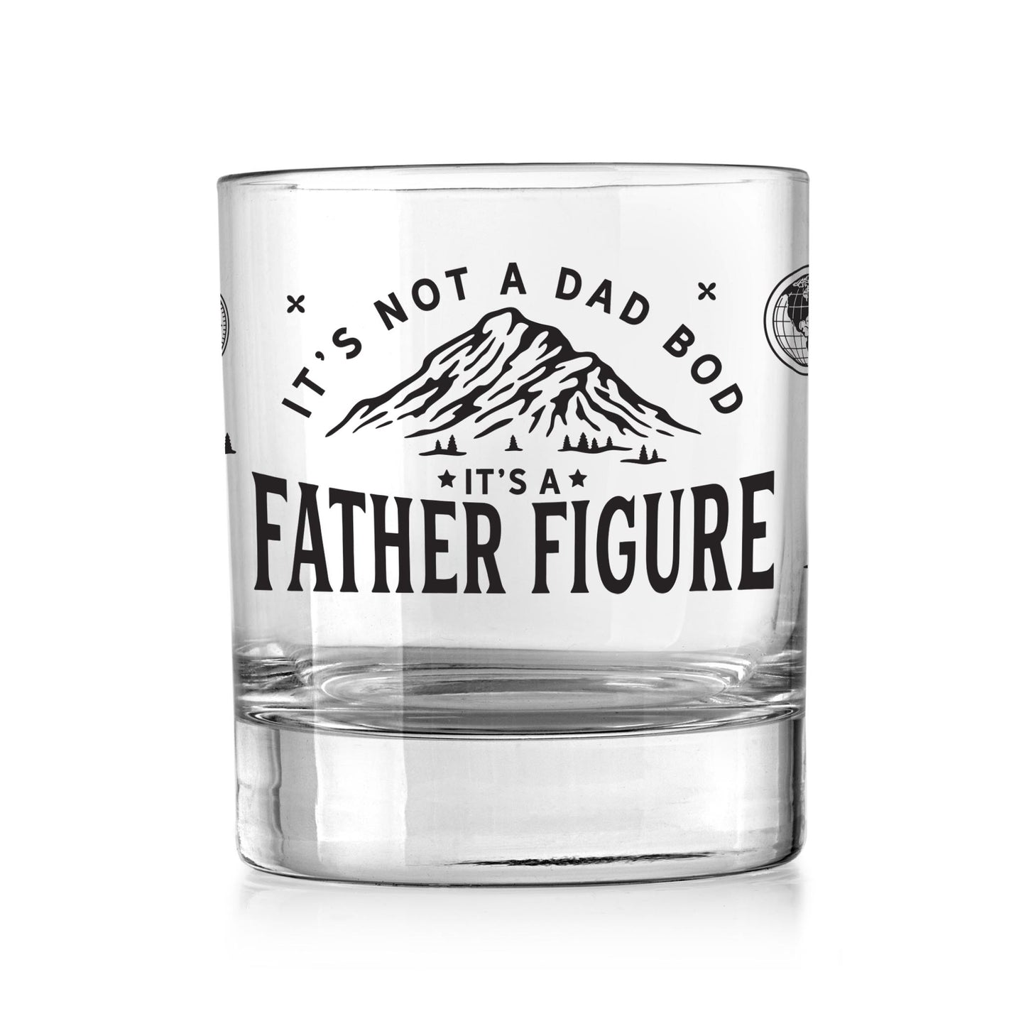 11oz Bourbon Glass-It's Not A Dad Bod -0