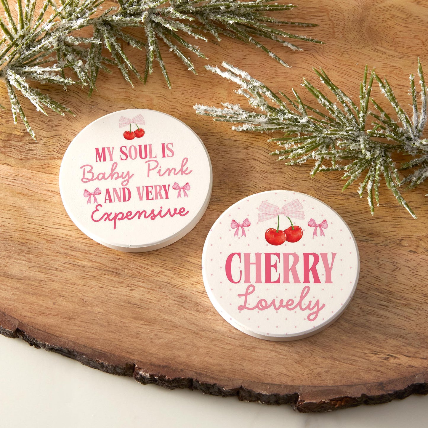 Car Coaster 2-Pack Kalia Lane-My Soul & Cherry Lovely