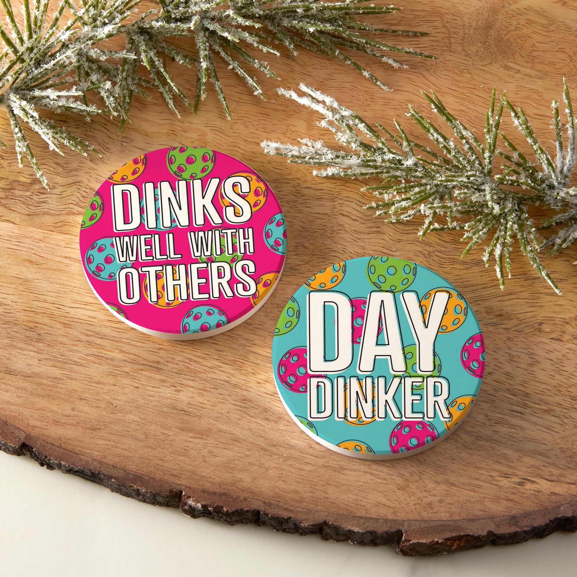 Car Coaster 2-Pack Kalia Lane-Pickleball Dinks Well & Day Dinker -6