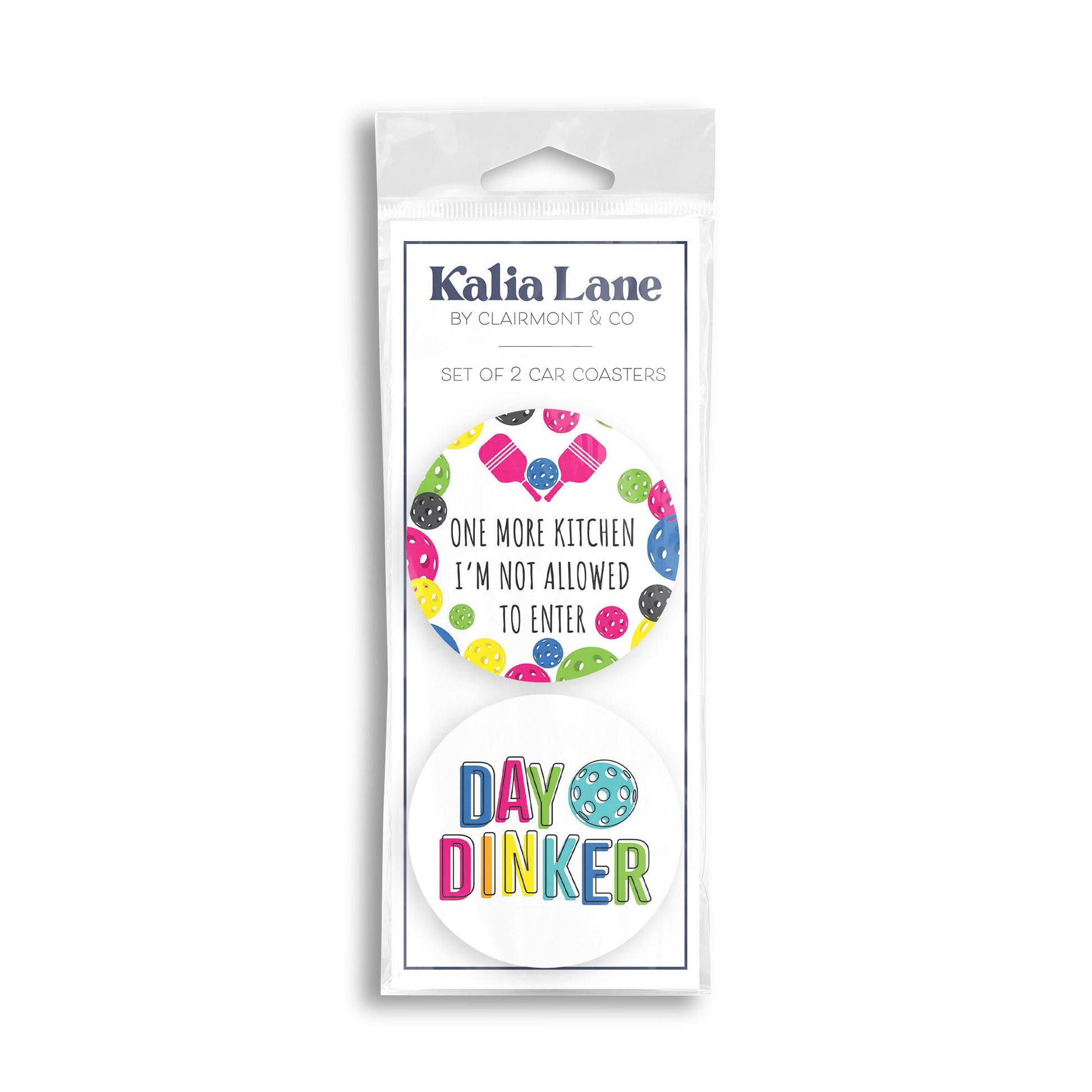 Car Coaster 2-Pack Kalia Lane-One More Kitchen & Day Dinker -0