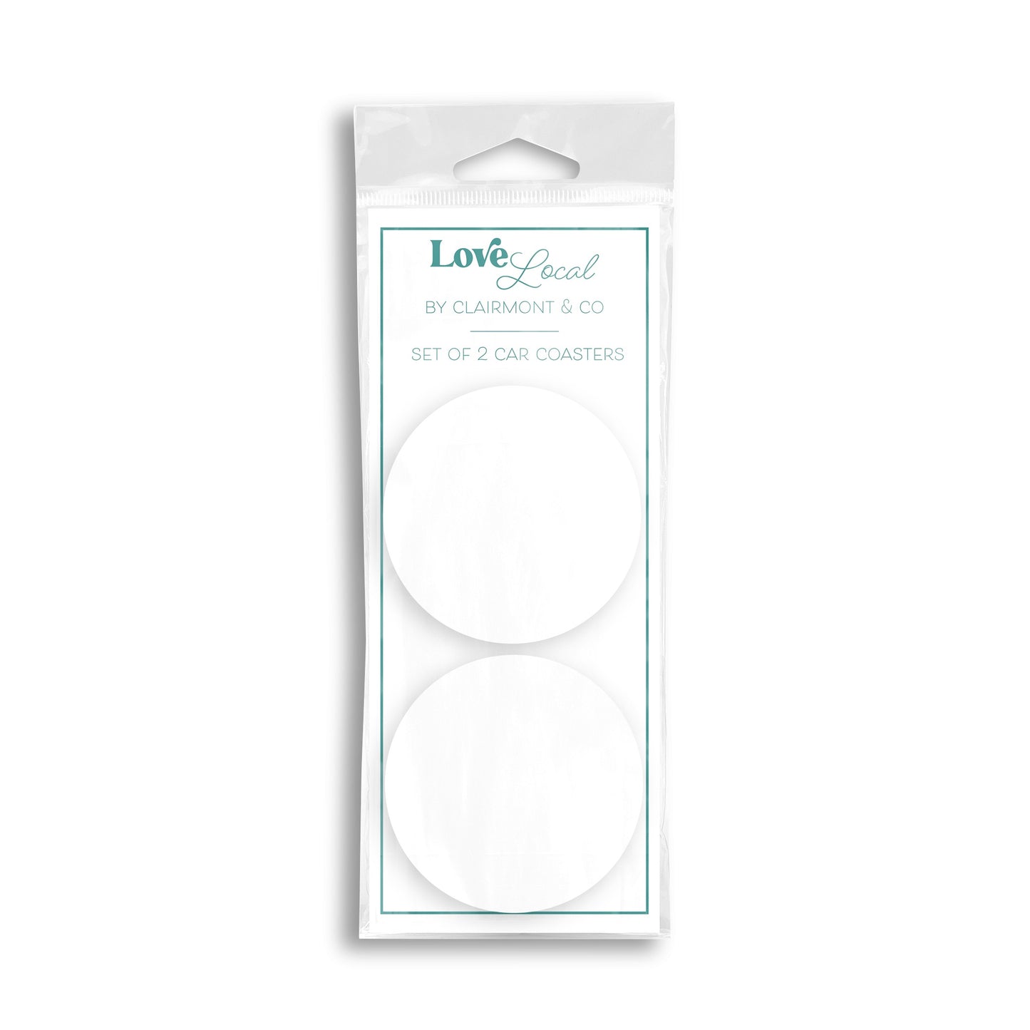 Custom Packaged Car Coaster 2-Pack