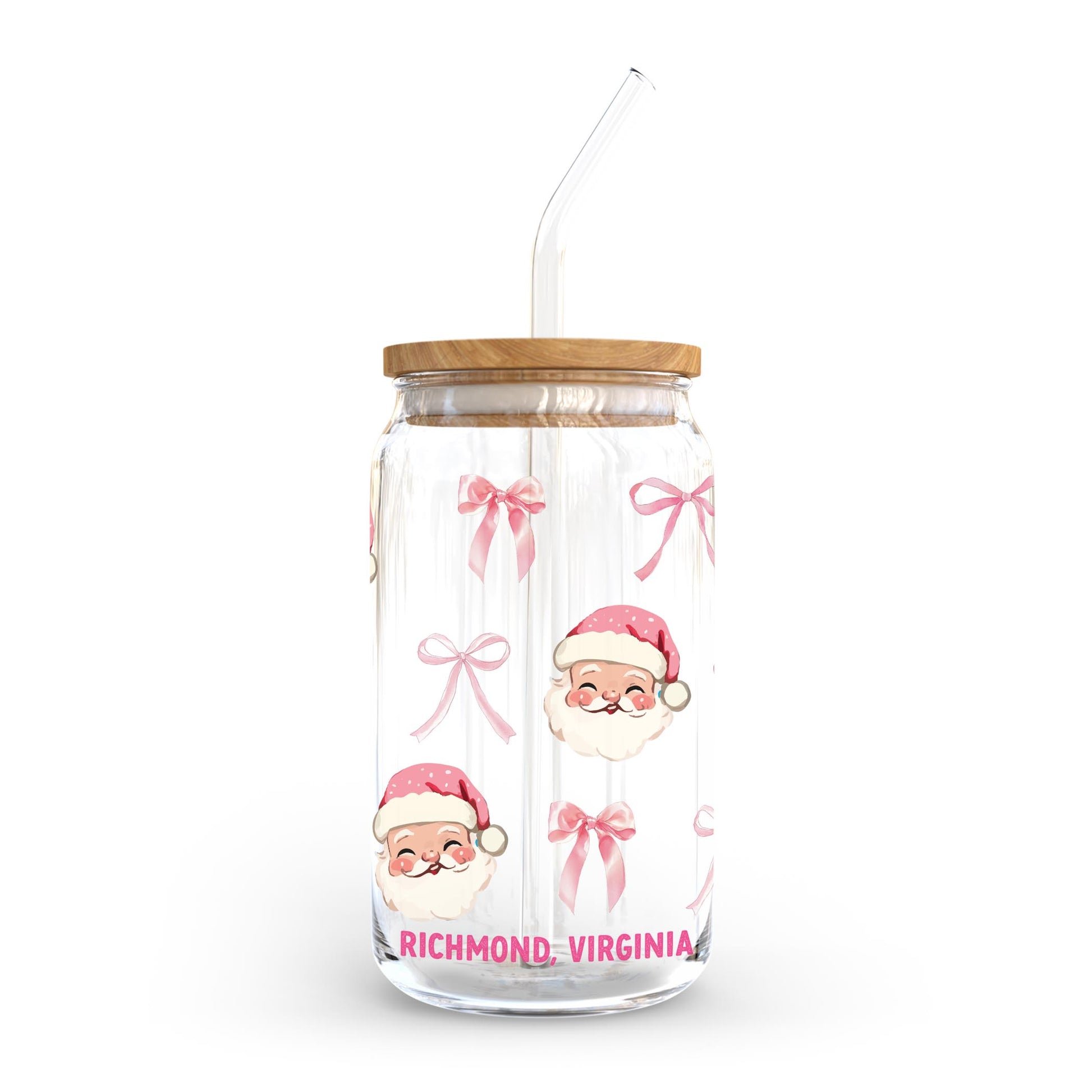 16oz Cold Brew Glass-Love+Local Blush & Baubles - A Grand Millennial Christmas -0