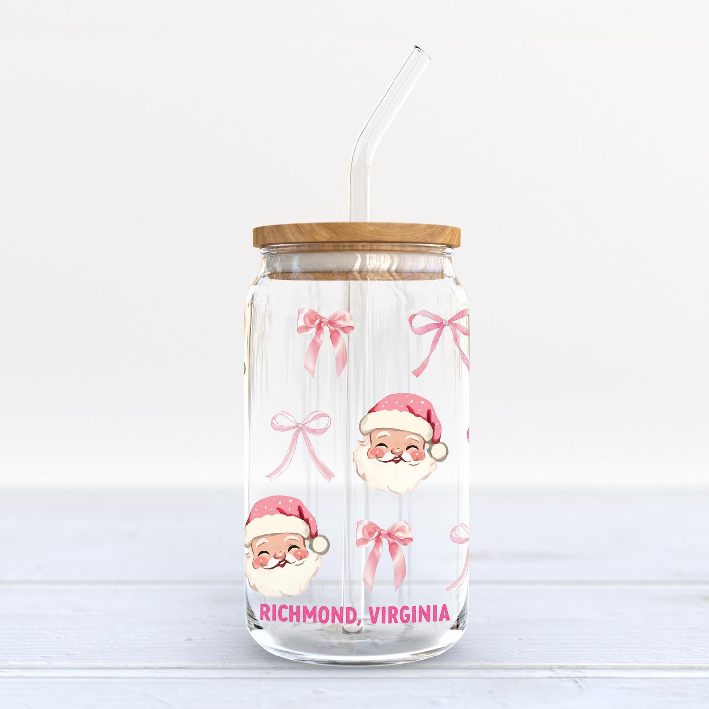 16oz Cold Brew Glass-Love+Local Blush & Baubles - A Grand Millennial Christmas -3