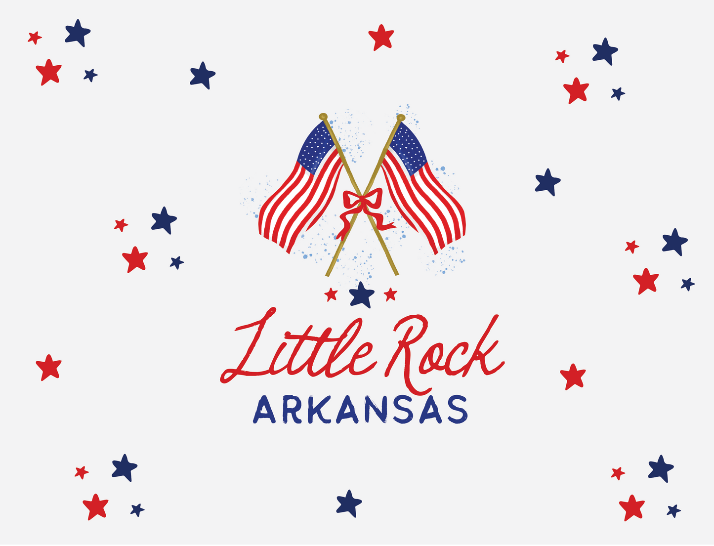 Love+Local 24oz. Glass Tumbler | American Summer Flag