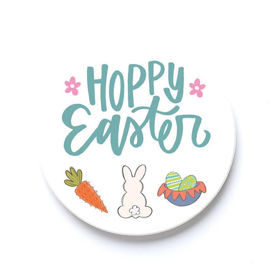 Car Coaster-Hoppy Easter