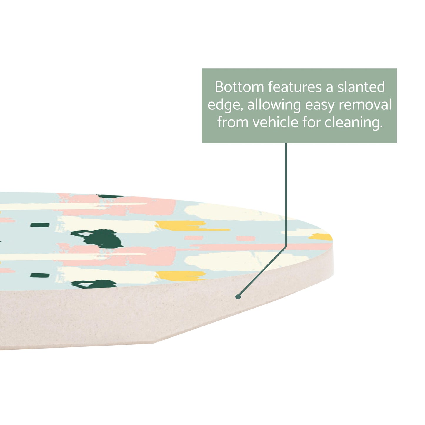 Car Coaster-Retro Painted Swatch Pattern 2 -2