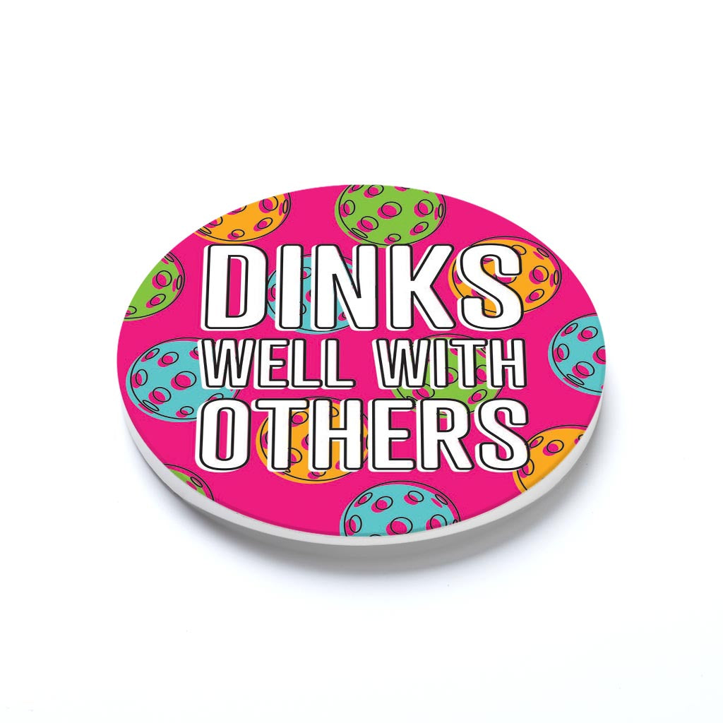 Car Coaster-Dinks Well With Others -1