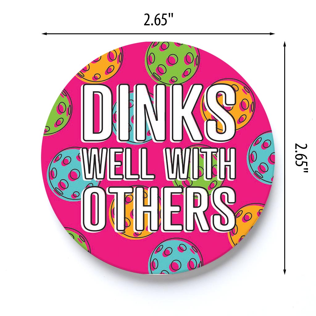 Car Coaster-Dinks Well With Others -3