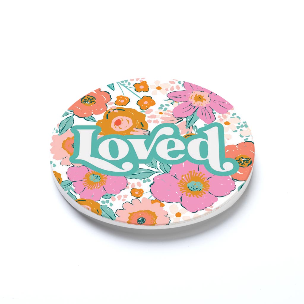 Car Coaster-Kalia Floral Loved -1