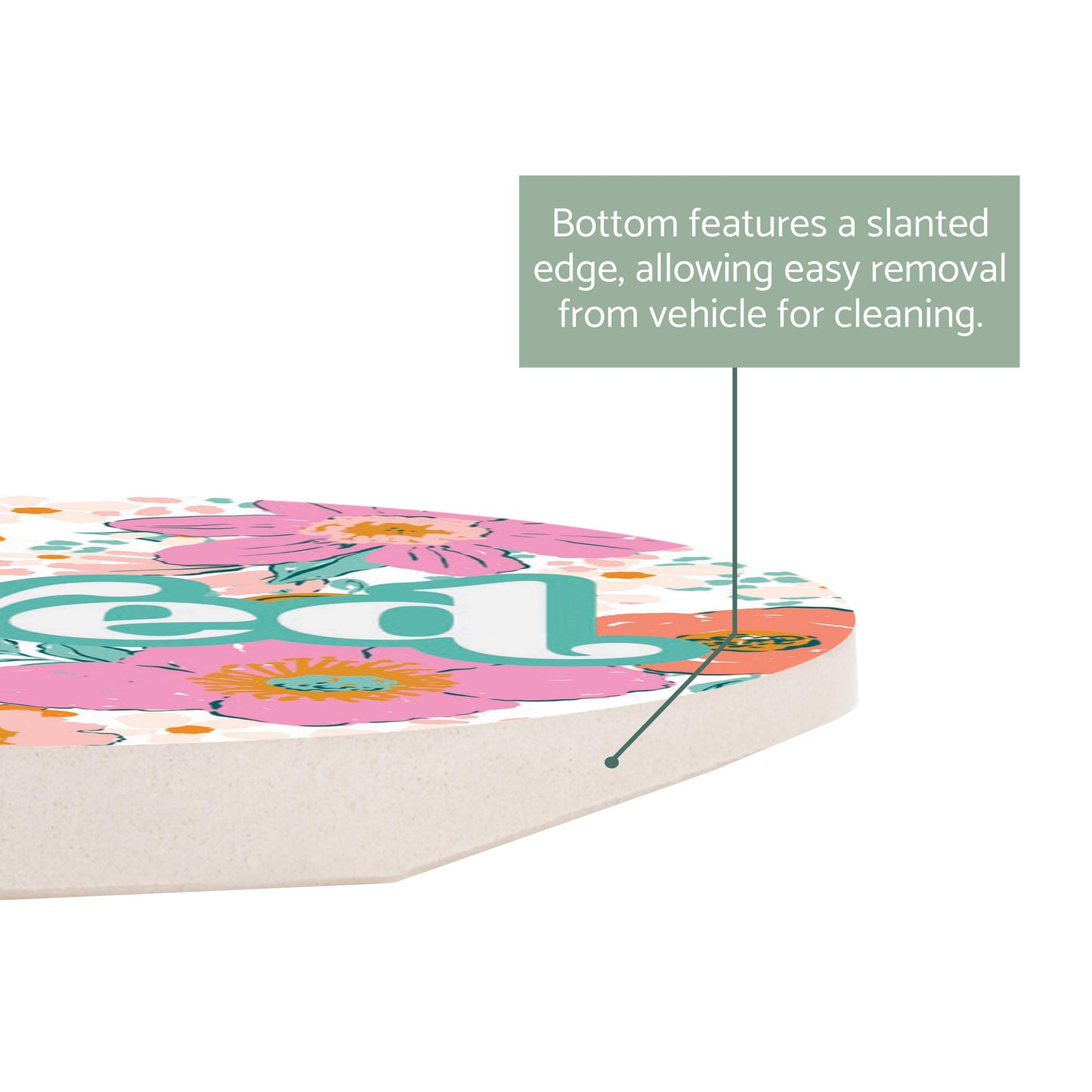 Car Coaster-Kalia Floral Loved -2