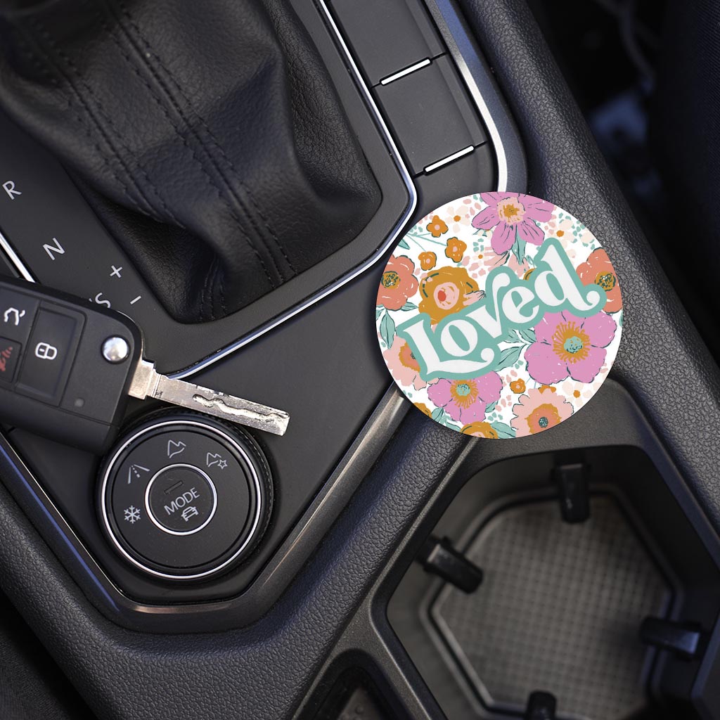 Car Coaster-Kalia Floral Loved -5