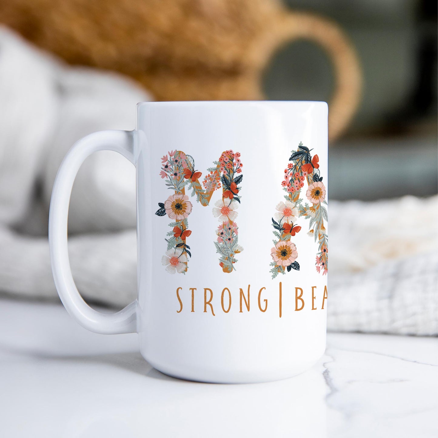 15oz Coffee Mug White-Pretty Things Mama