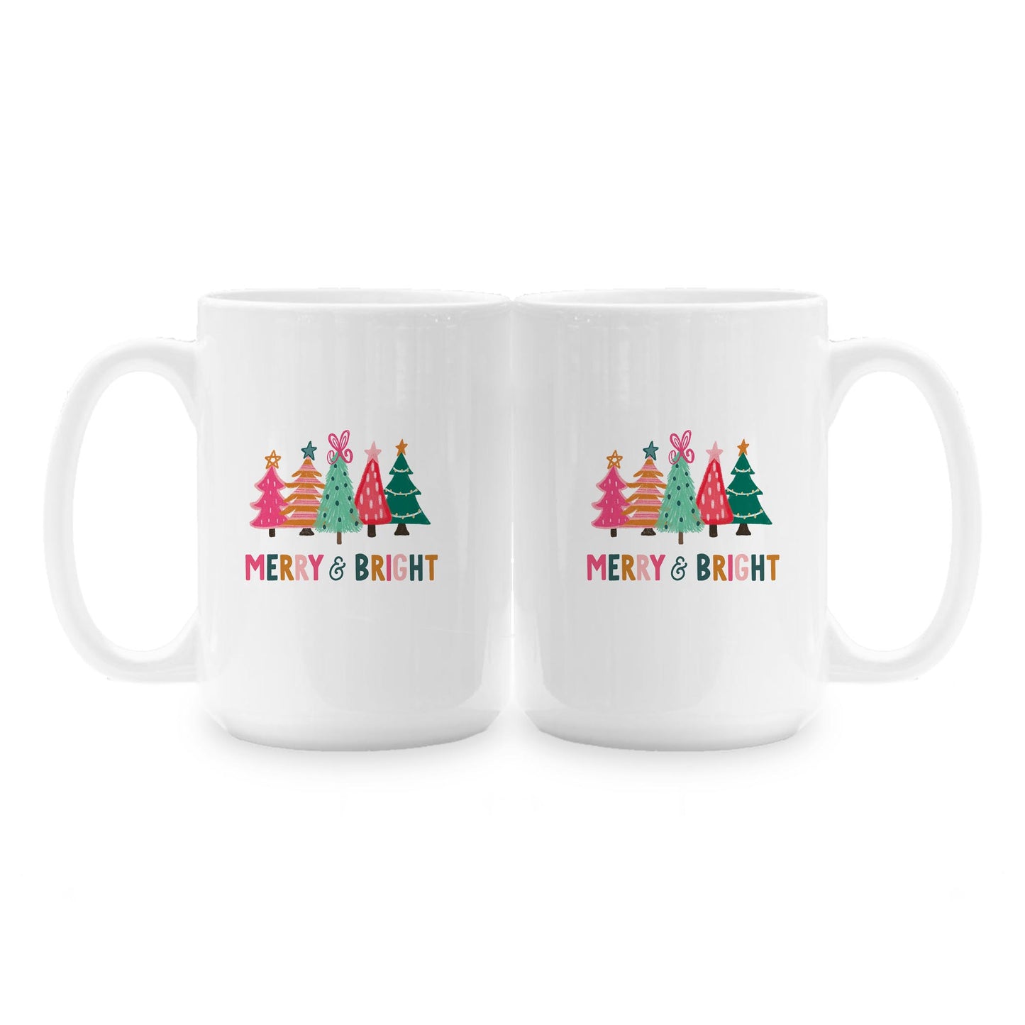 15oz Coffee Mug White-Whimsy Wonderland Bright Merry & Bright -1