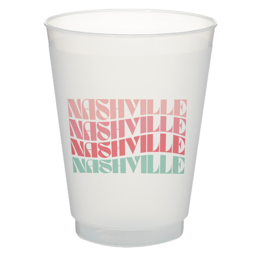 Frosted Flex Cup - Retro Wave Local
