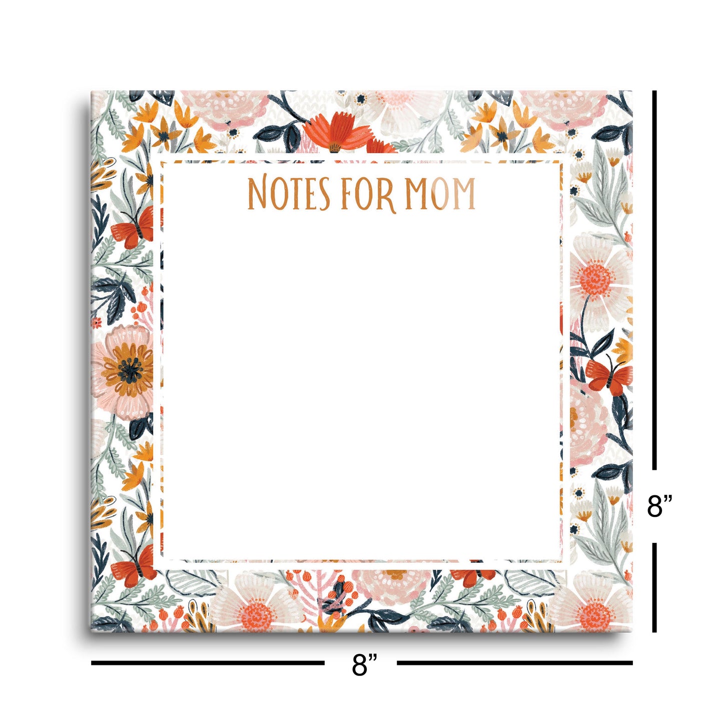 8x8 Glass Dry Erase-Pretty Things Notes For Mom