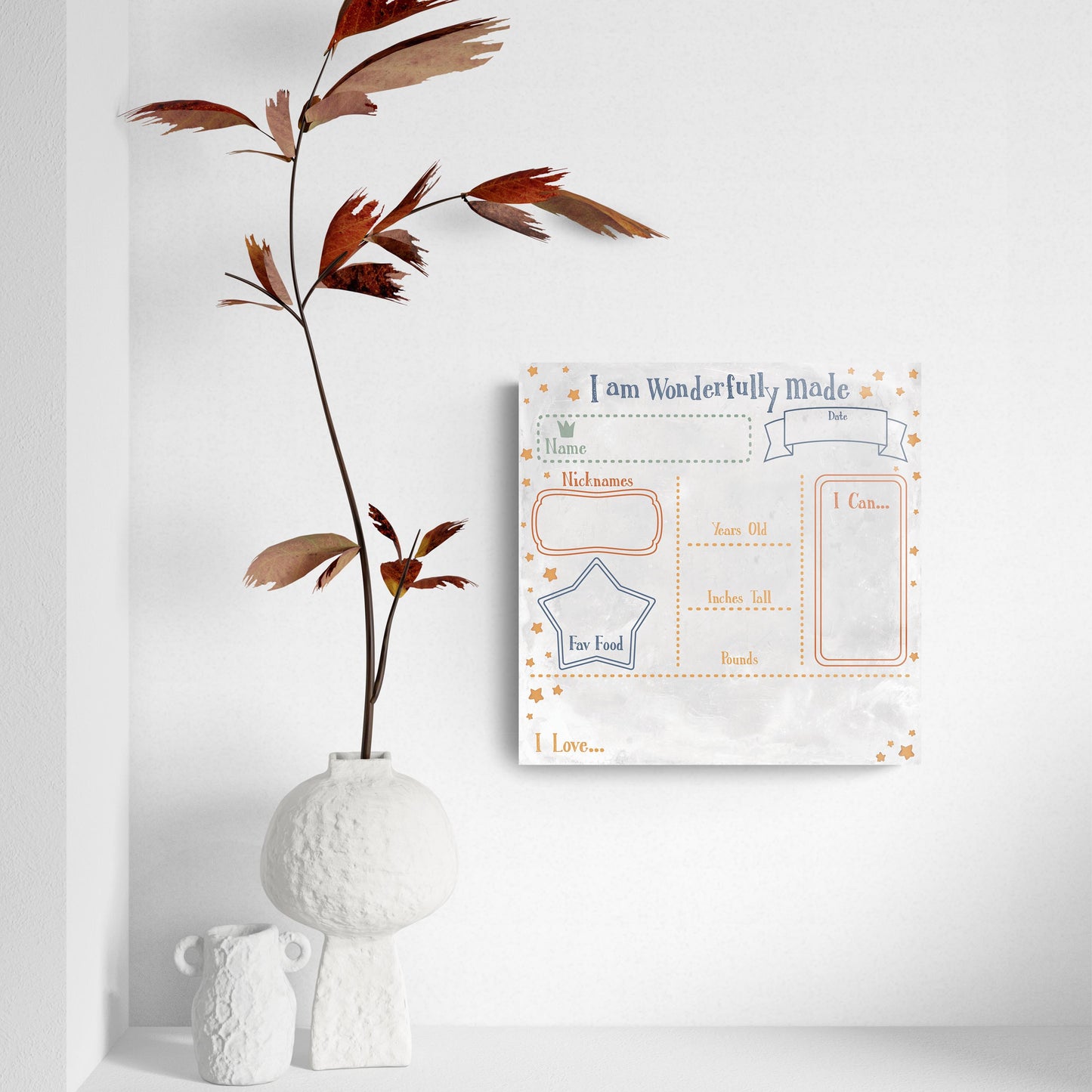8x8 Glass Dry Erase-Wonderfully Roya Nursery Dashboard Colorful