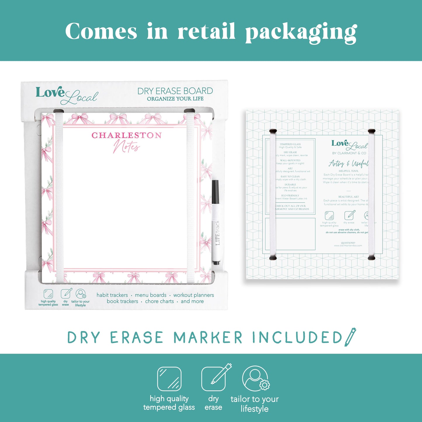 8x8 Glass Dry Erase-Love+Local Blush & Baubles - A Grand Millennial Christmas -5