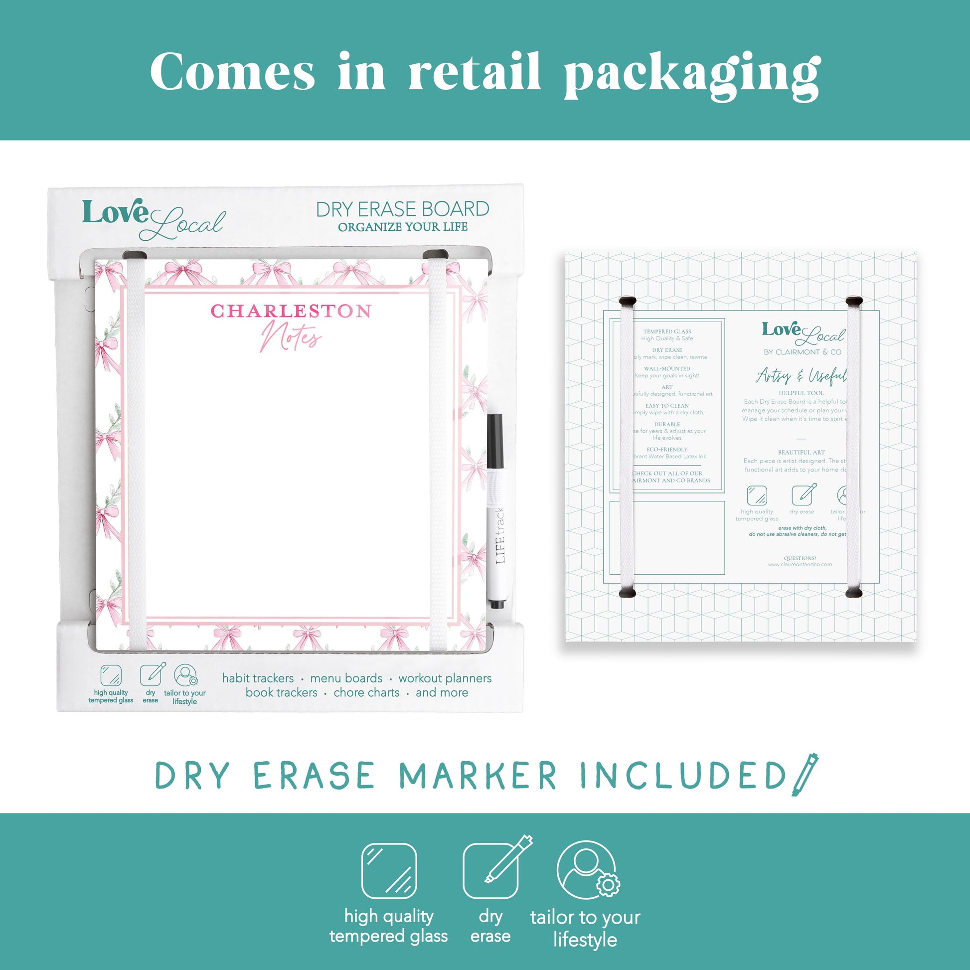 8x8 Glass Dry Erase-Love+Local Blush & Baubles - A Grand Millennial Christmas -5