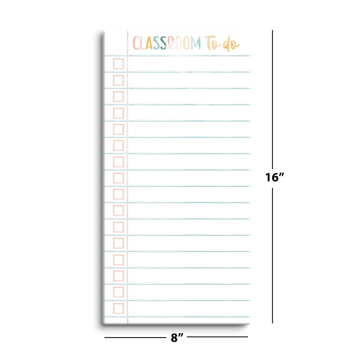 8x16 Glass Dry Erase-Classroom To Do