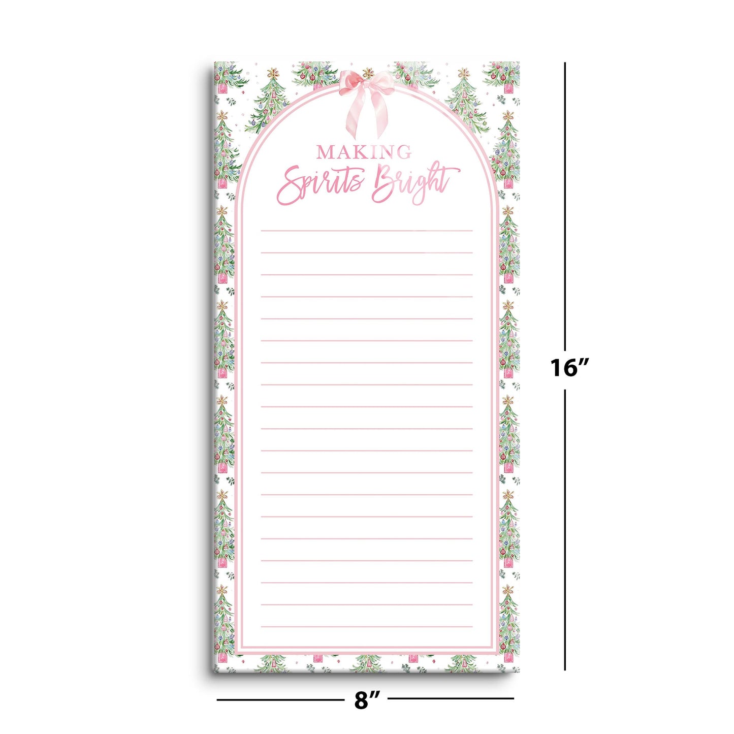8x16 Glass Dry Erase-Blush & Baubles - A Grand Millennial Christmas -8