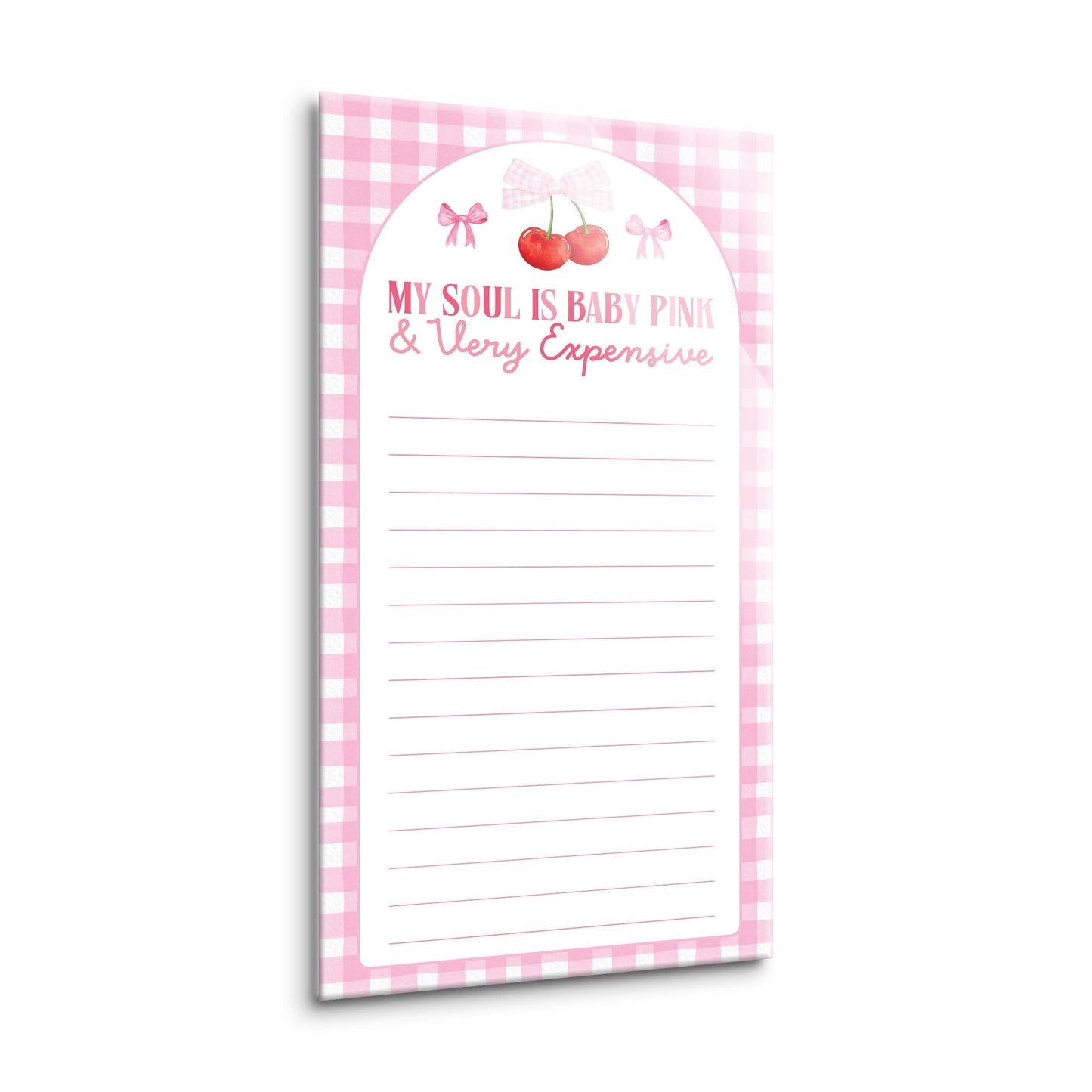 8x16 Glass Dry Erase-My Soul Is Very Expensive Notes