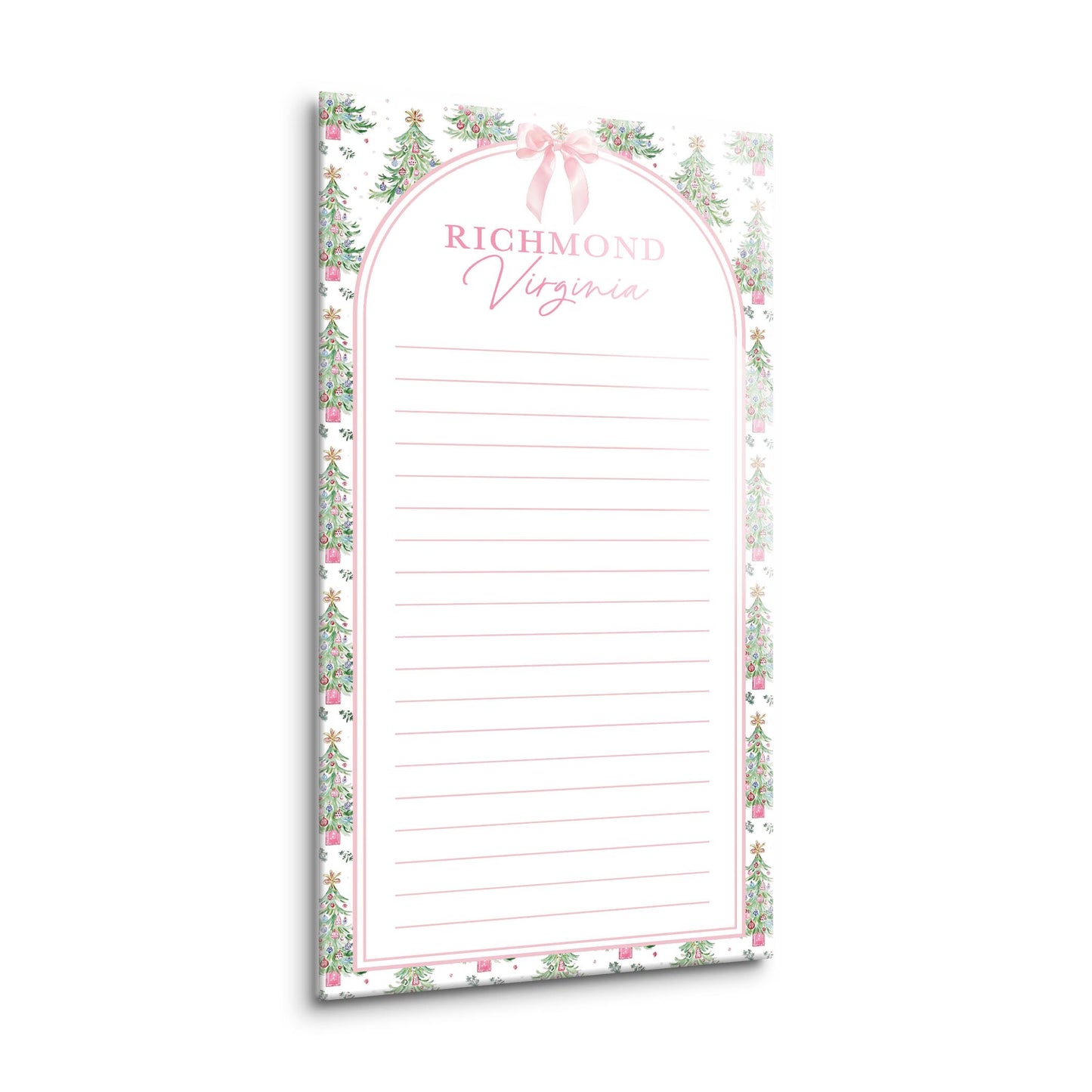 8x16 Glass Dry Erase-Love+Local Blush & Baubles - A Grand Millennial Christmas -1