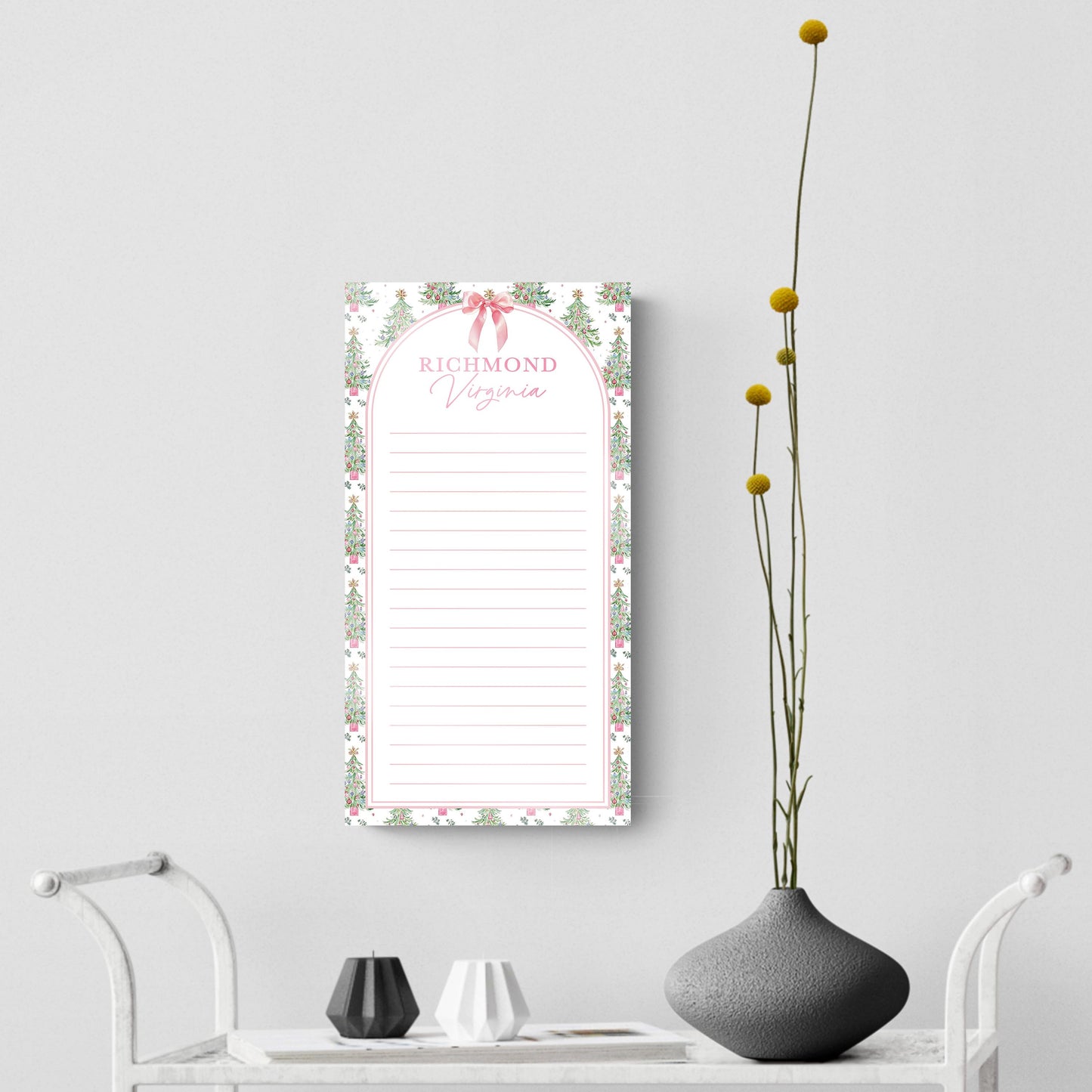 8x16 Glass Dry Erase-Love+Local Blush & Baubles - A Grand Millennial Christmas -3