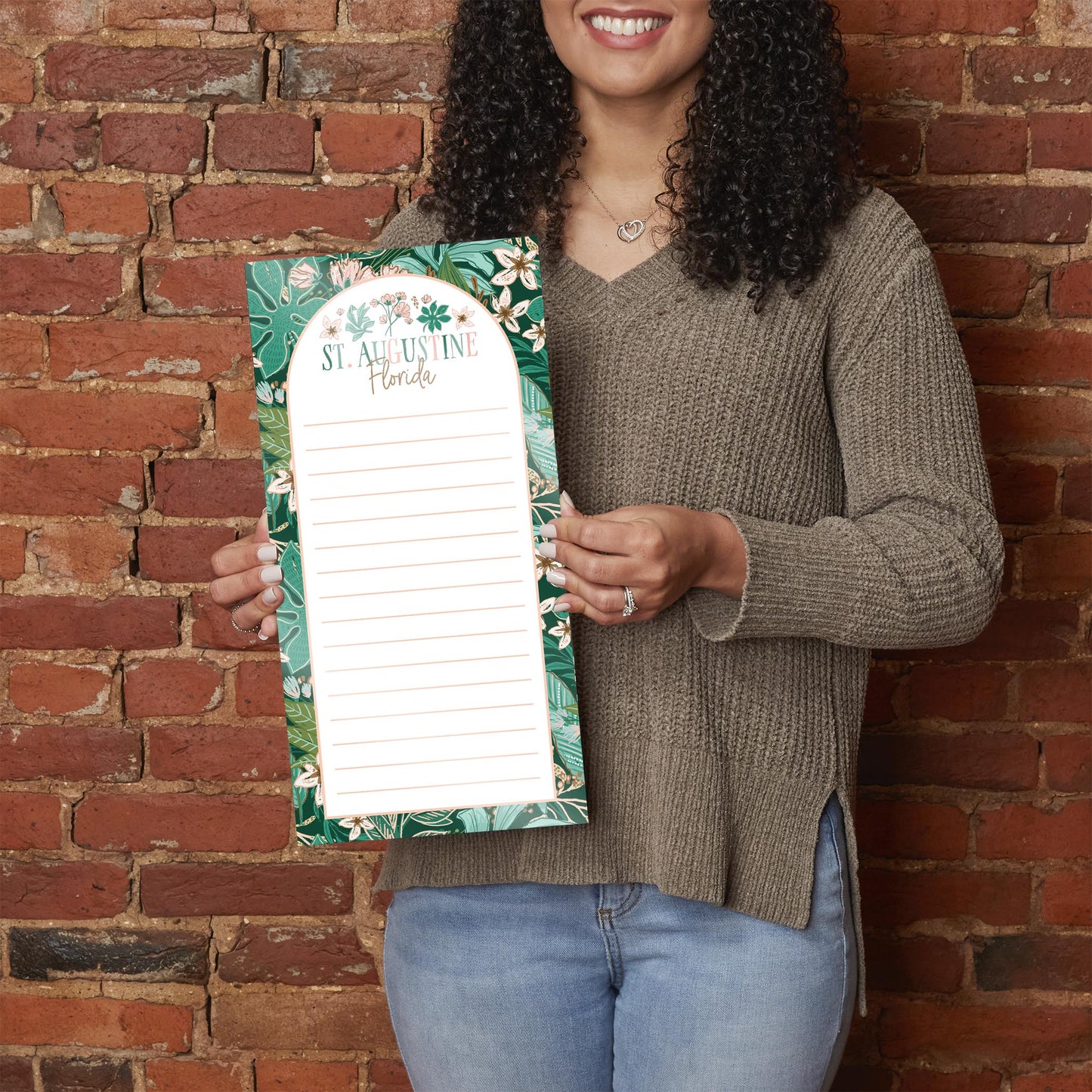 8x16 Glass Dry Erase-Love+Local Lush Tropics -2