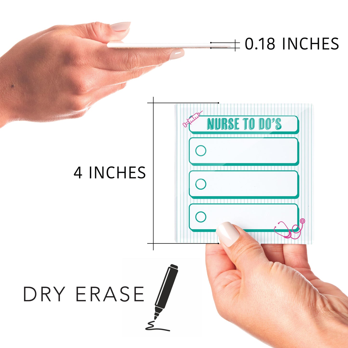 4x4 Clear Reminder Kalia Lane-Nurse To Do's